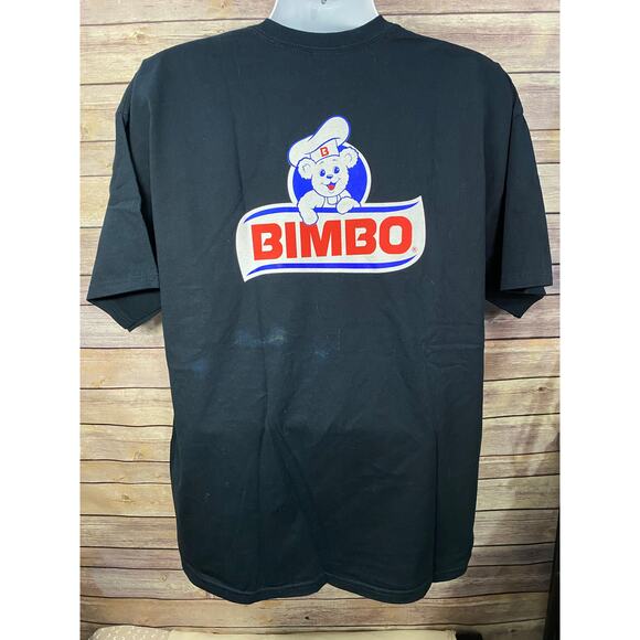 Bimbo Bakeries Bread T-Shirt XL Black Miami Heat NBA Style Funny Graphic Tee - Picture 2 of 10